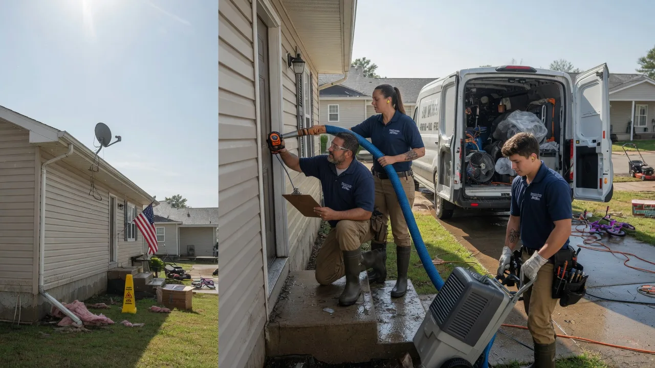 Ceiling Water Damage Restoration in Trent, SD near me